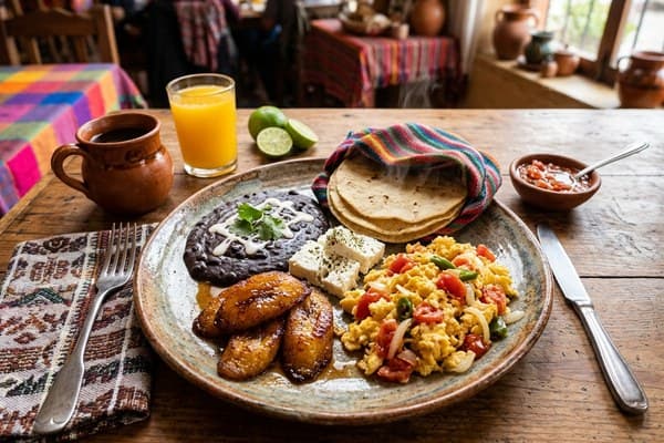 Gastronomía con frijoles en Guatemala